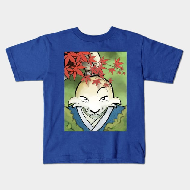 Usagi Close up Kids T-Shirt by RandomKooldude